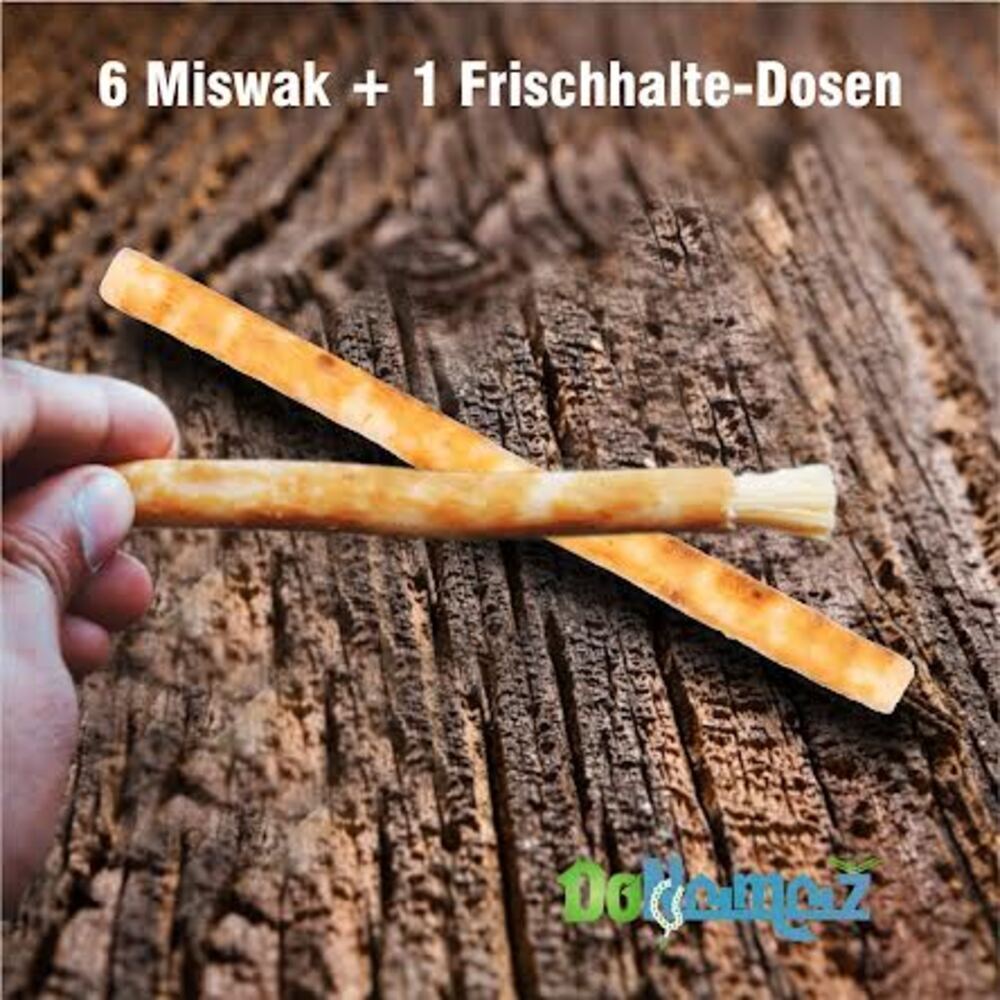 Premium Miswak + Frischhaltehülle 15cm L